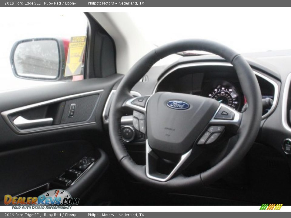 2019 Ford Edge SEL Ruby Red / Ebony Photo #21