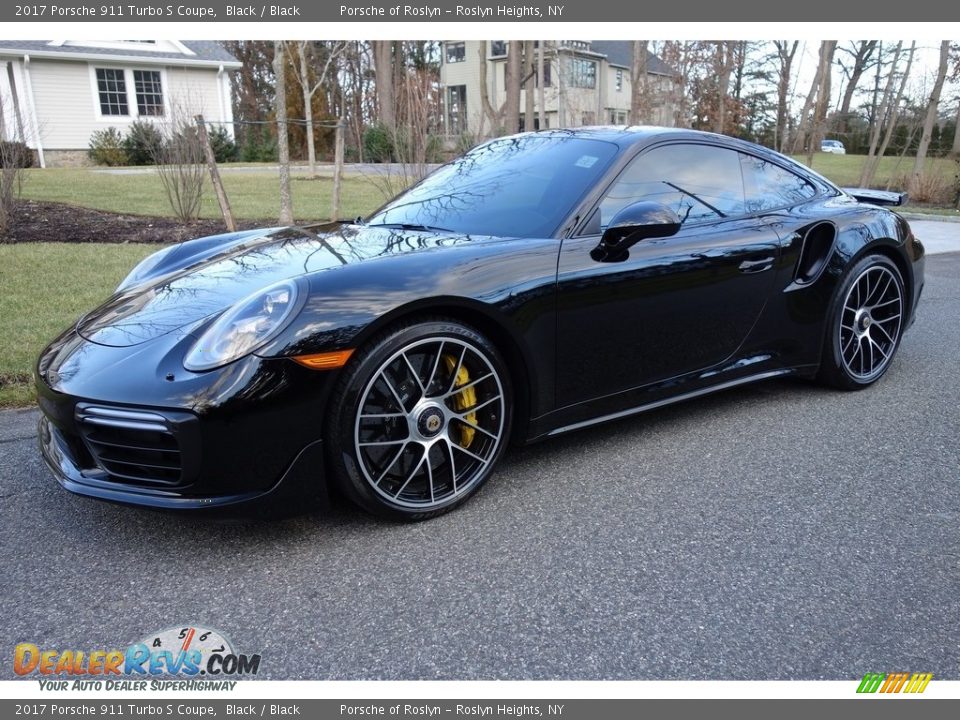 Black 2017 Porsche 911 Turbo S Coupe Photo #1