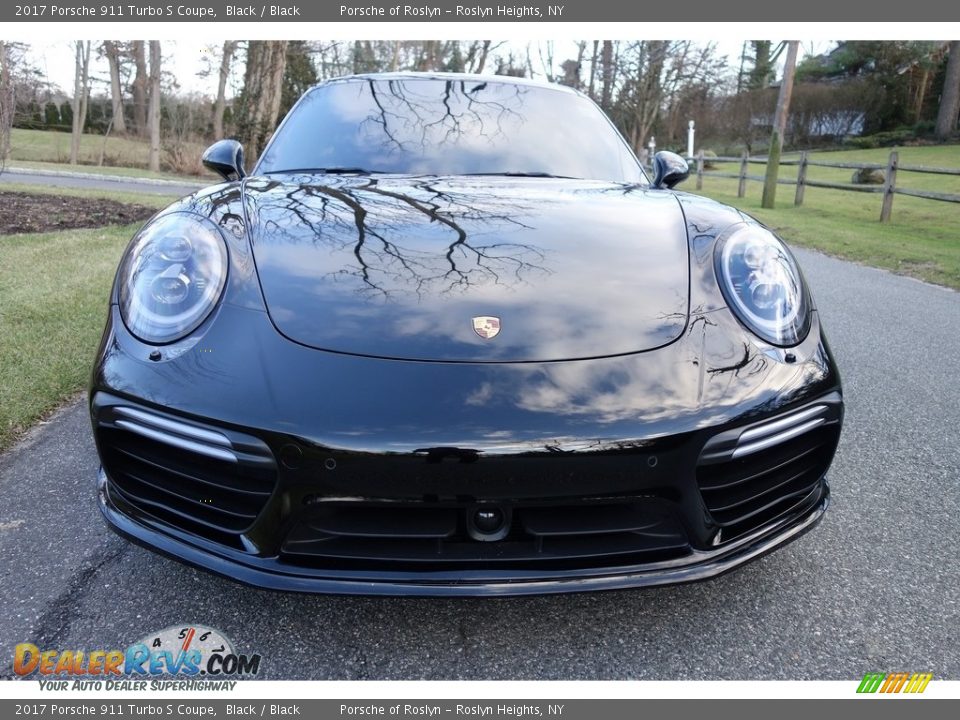 2017 Porsche 911 Turbo S Coupe Black / Black Photo #2