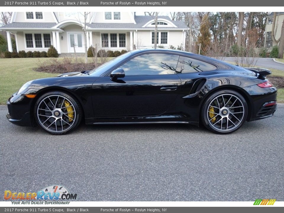 2017 Porsche 911 Turbo S Coupe Black / Black Photo #3