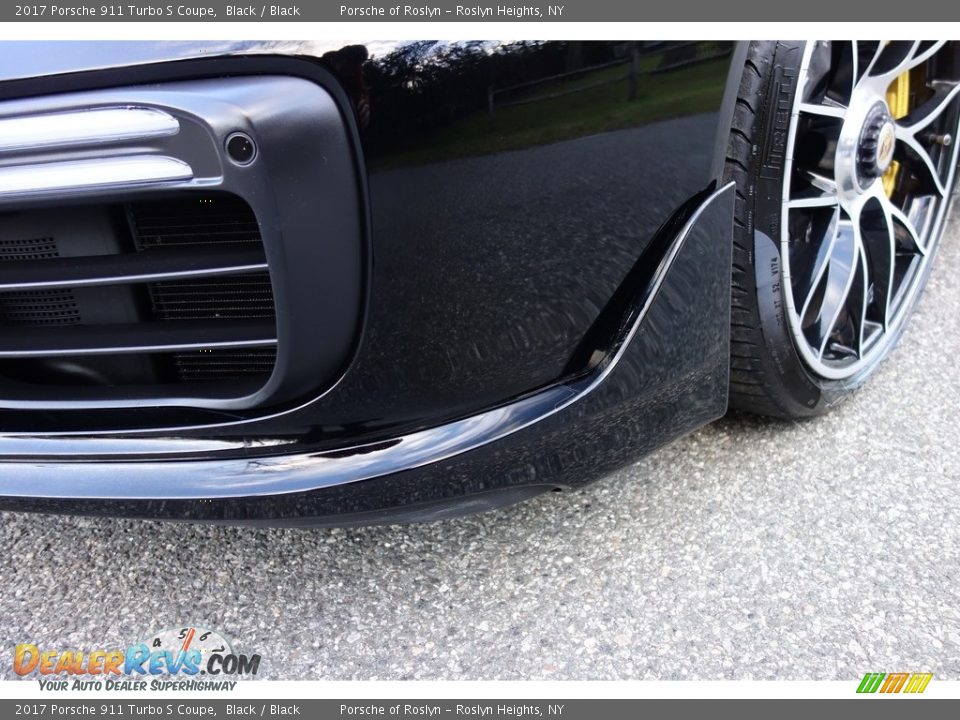 2017 Porsche 911 Turbo S Coupe Black / Black Photo #10