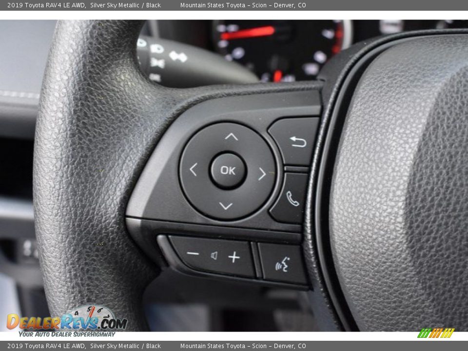 2019 Toyota RAV4 LE AWD Steering Wheel Photo #25