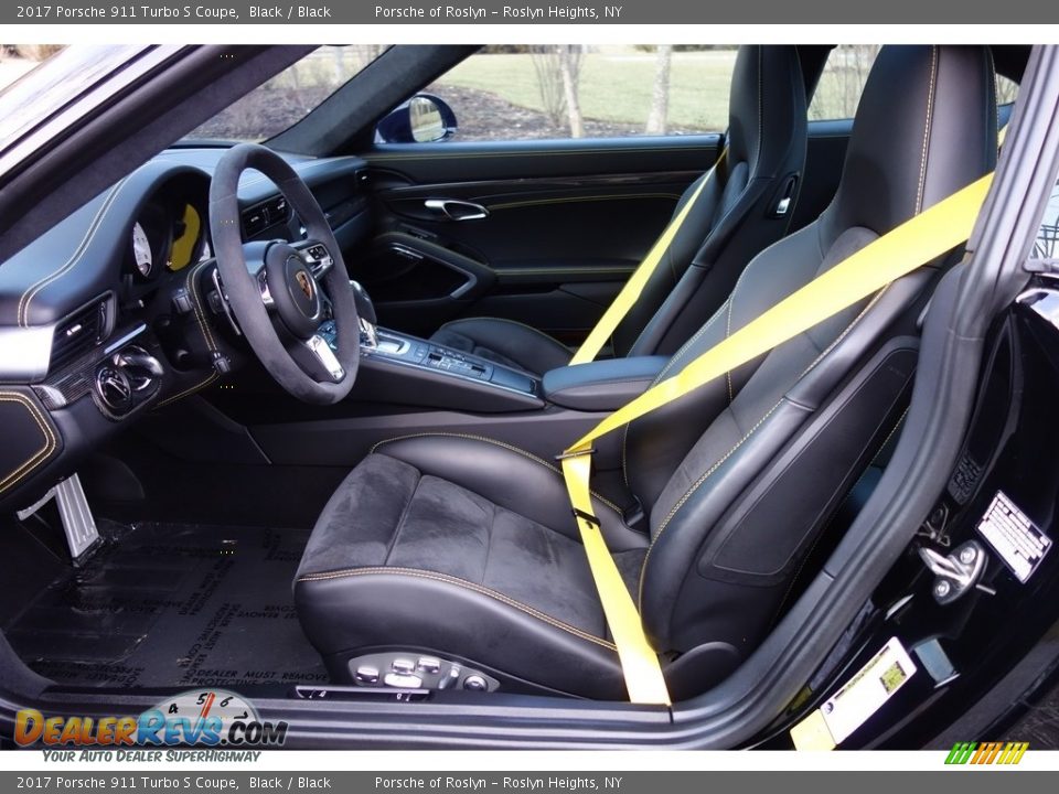 Front Seat of 2017 Porsche 911 Turbo S Coupe Photo #14