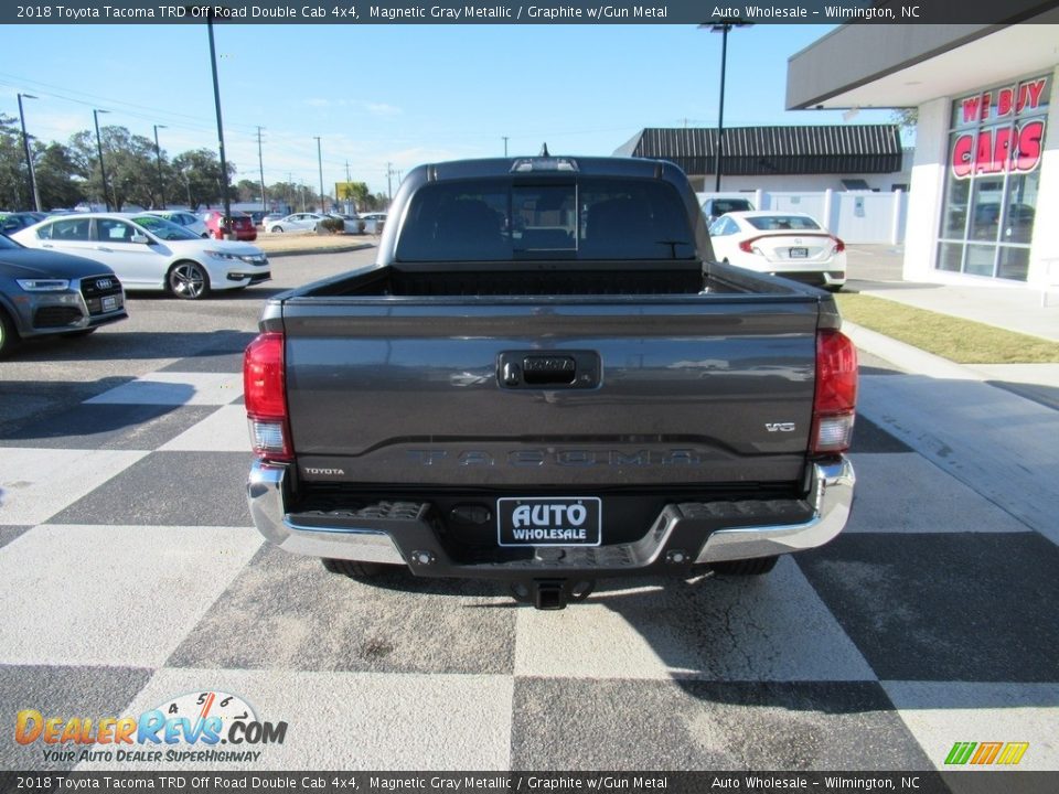 2018 Toyota Tacoma TRD Off Road Double Cab 4x4 Magnetic Gray Metallic / Graphite w/Gun Metal Photo #4