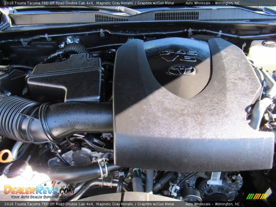 2018 Toyota Tacoma TRD Off Road Double Cab 4x4 Magnetic Gray Metallic / Graphite w/Gun Metal Photo #6