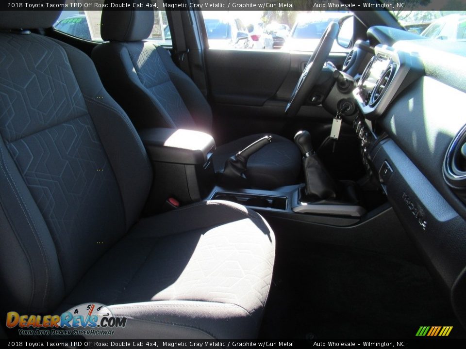 2018 Toyota Tacoma TRD Off Road Double Cab 4x4 Magnetic Gray Metallic / Graphite w/Gun Metal Photo #13