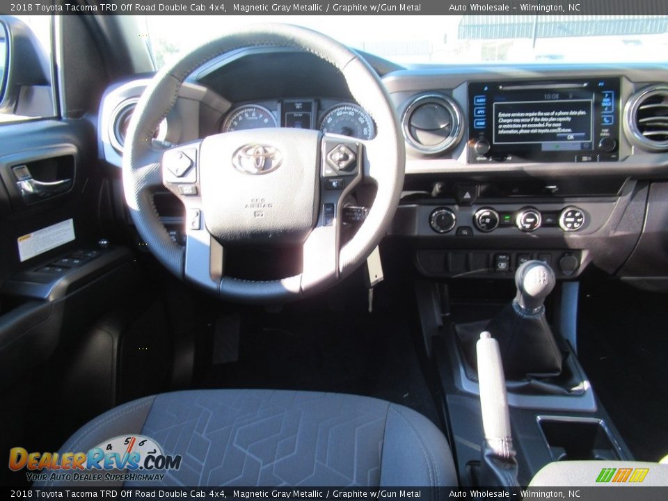 2018 Toyota Tacoma TRD Off Road Double Cab 4x4 Magnetic Gray Metallic / Graphite w/Gun Metal Photo #15