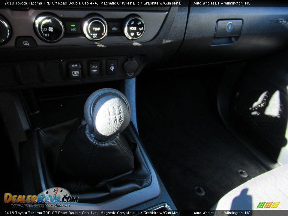 2018 Toyota Tacoma TRD Off Road Double Cab 4x4 Magnetic Gray Metallic / Graphite w/Gun Metal Photo #19