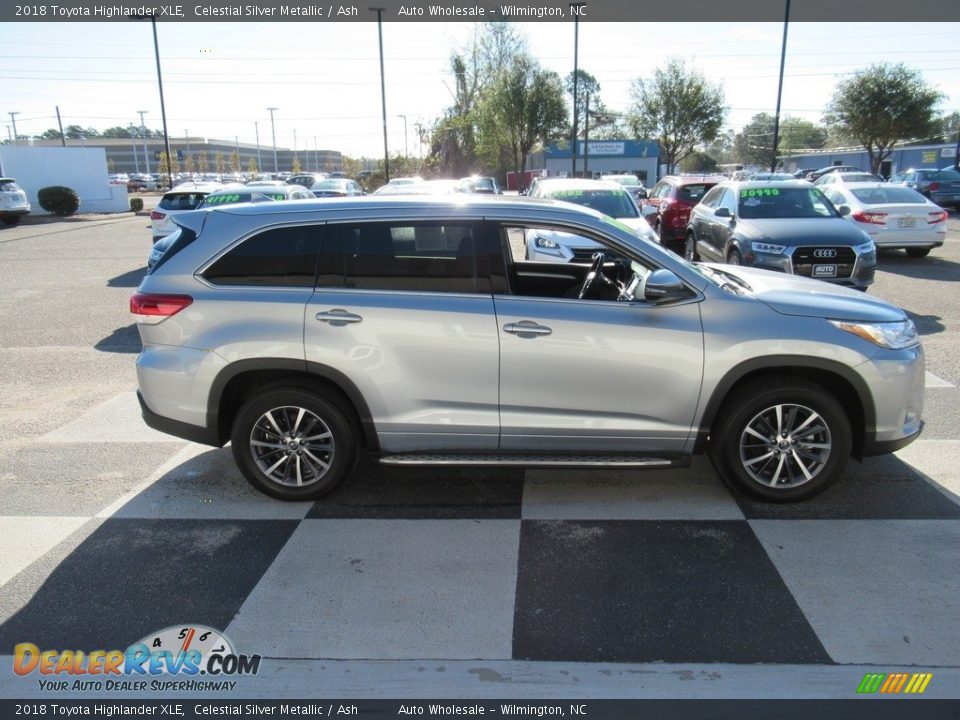 2018 Toyota Highlander XLE Celestial Silver Metallic / Ash Photo #3