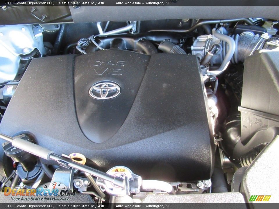 2018 Toyota Highlander XLE Celestial Silver Metallic / Ash Photo #6