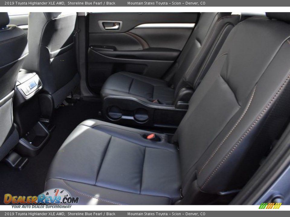 2019 Toyota Highlander XLE AWD Shoreline Blue Pearl / Black Photo #15