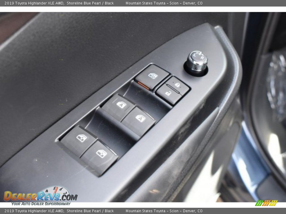 2019 Toyota Highlander XLE AWD Shoreline Blue Pearl / Black Photo #27