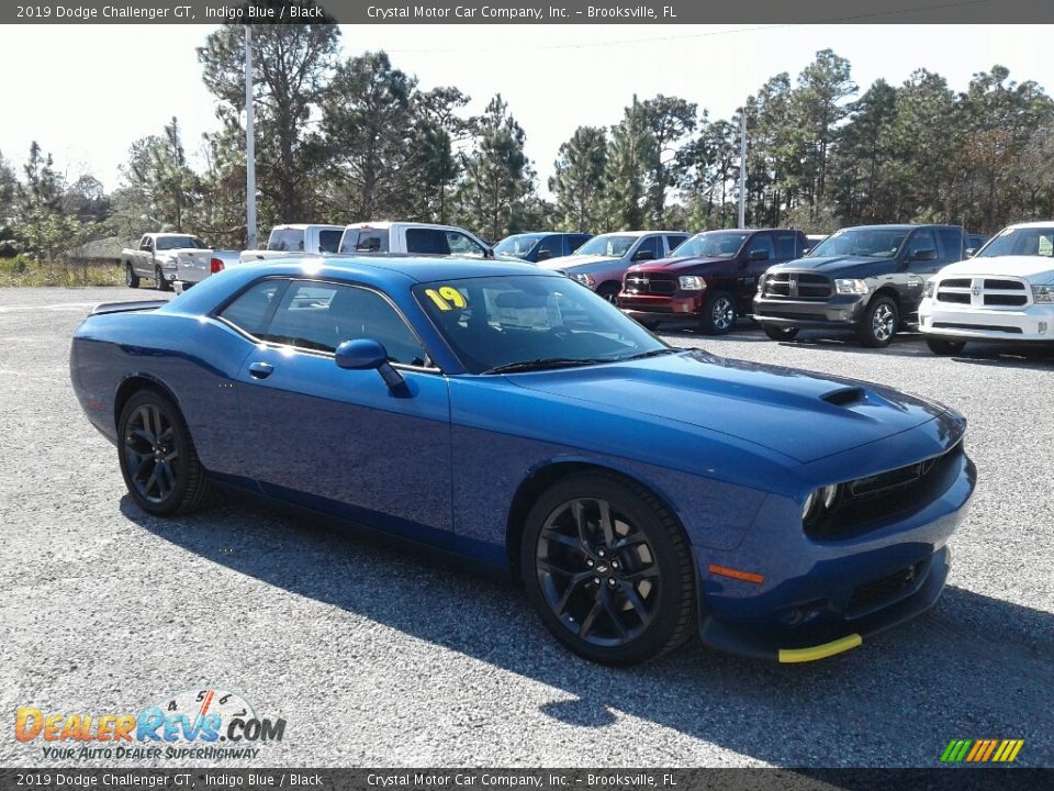 2019 Dodge Challenger GT Indigo Blue / Black Photo #7