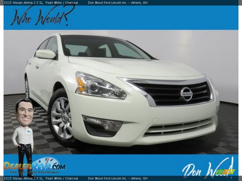 2015 Nissan Altima 2.5 SL Pearl White / Charcoal Photo #1