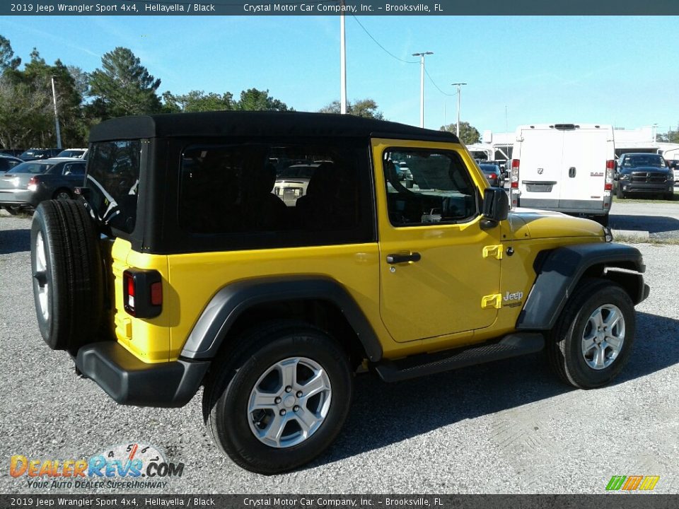 2019 Jeep Wrangler Sport 4x4 Hellayella / Black Photo #5