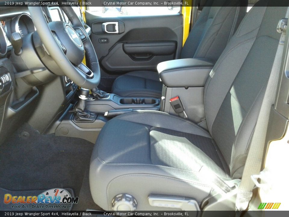 2019 Jeep Wrangler Sport 4x4 Hellayella / Black Photo #9