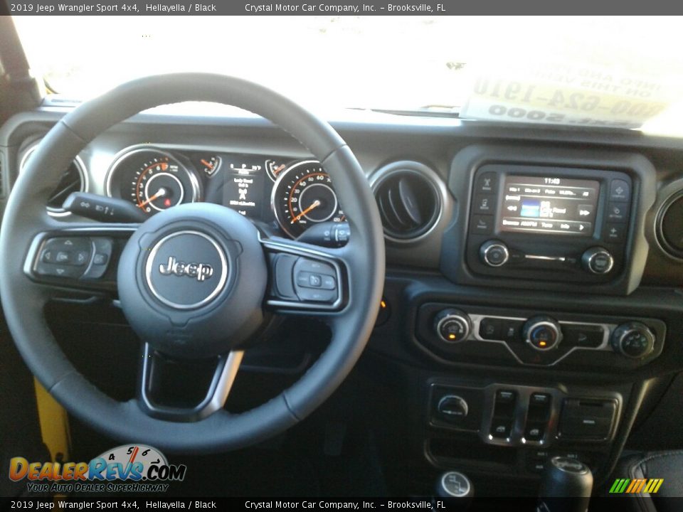 2019 Jeep Wrangler Sport 4x4 Hellayella / Black Photo #13