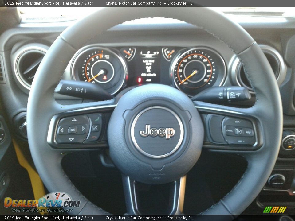 2019 Jeep Wrangler Sport 4x4 Hellayella / Black Photo #14