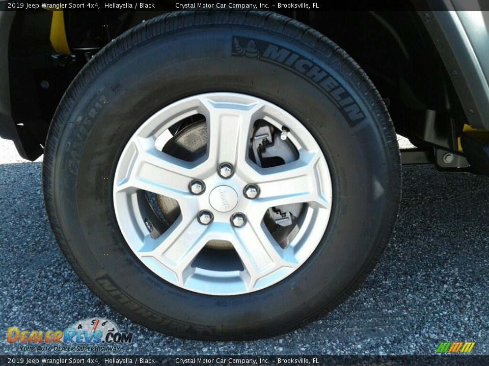 2019 Jeep Wrangler Sport 4x4 Hellayella / Black Photo #20