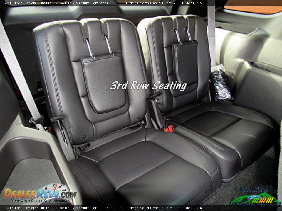 2015 Ford Explorer Limited Ruby Red / Medium Light Stone Photo #13