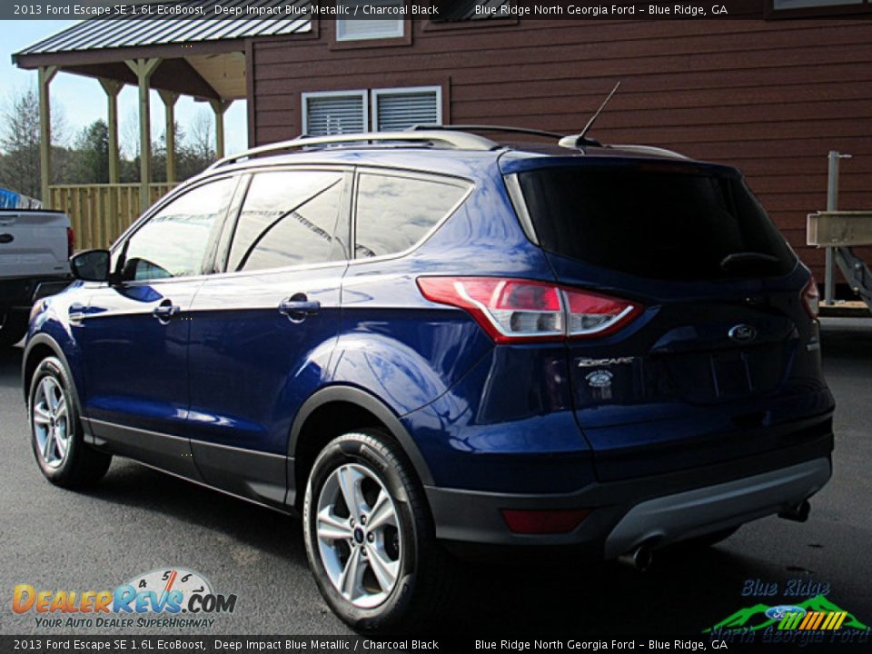 2013 Ford Escape SE 1.6L EcoBoost Deep Impact Blue Metallic / Charcoal Black Photo #3