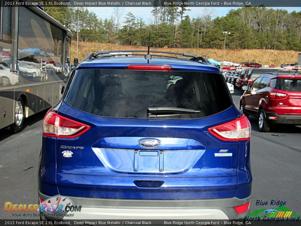 2013 Ford Escape SE 1.6L EcoBoost Deep Impact Blue Metallic / Charcoal Black Photo #4