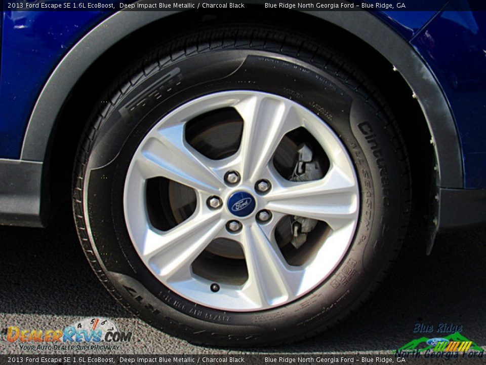 2013 Ford Escape SE 1.6L EcoBoost Deep Impact Blue Metallic / Charcoal Black Photo #9