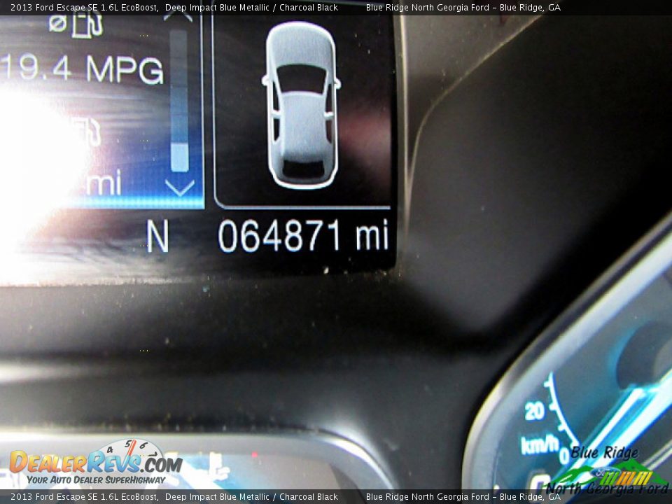 2013 Ford Escape SE 1.6L EcoBoost Deep Impact Blue Metallic / Charcoal Black Photo #17
