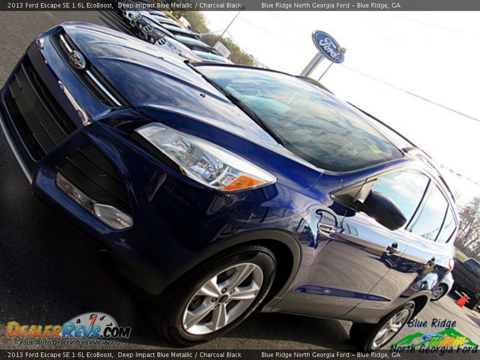 2013 Ford Escape SE 1.6L EcoBoost Deep Impact Blue Metallic / Charcoal Black Photo #29