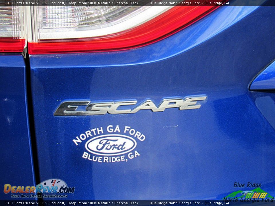 2013 Ford Escape SE 1.6L EcoBoost Deep Impact Blue Metallic / Charcoal Black Photo #33