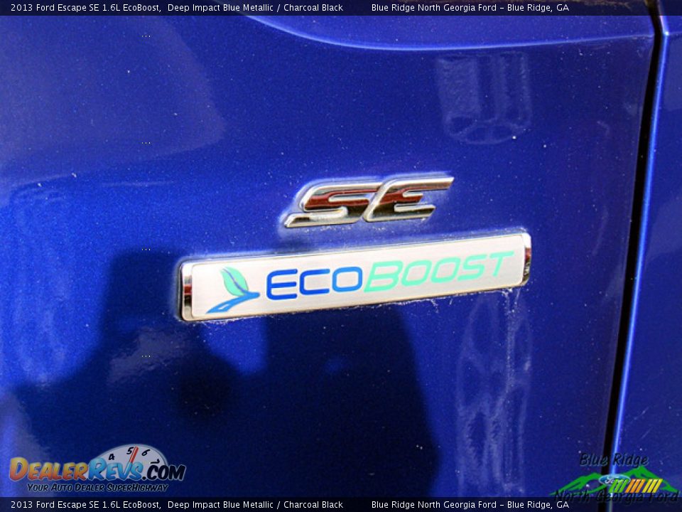 2013 Ford Escape SE 1.6L EcoBoost Deep Impact Blue Metallic / Charcoal Black Photo #34