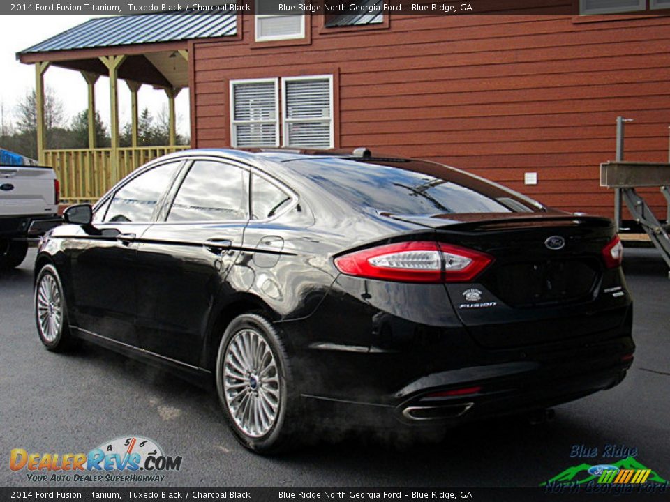 2014 Ford Fusion Titanium Tuxedo Black / Charcoal Black Photo #3