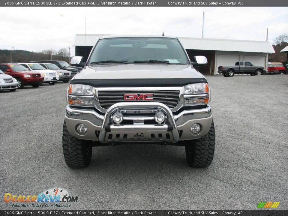 2006 GMC Sierra 1500 SLE Z71 Extended Cab 4x4 Silver Birch Metallic / Dark Pewter Photo #2