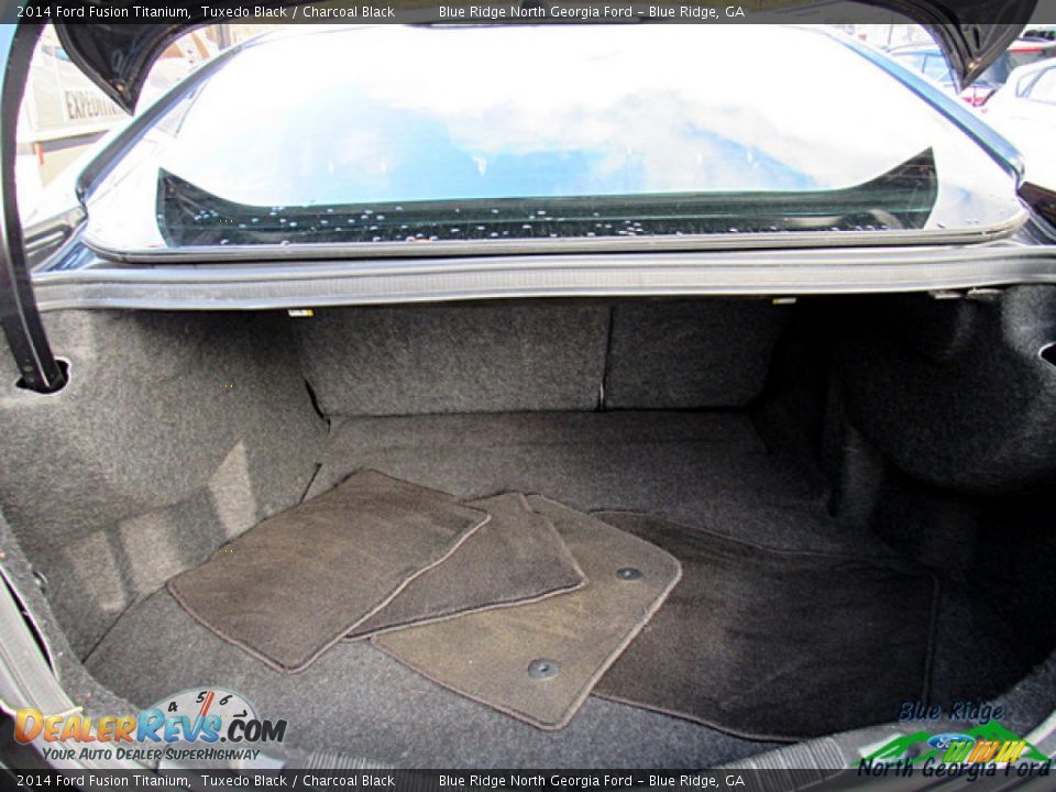 2014 Ford Fusion Titanium Tuxedo Black / Charcoal Black Photo #13
