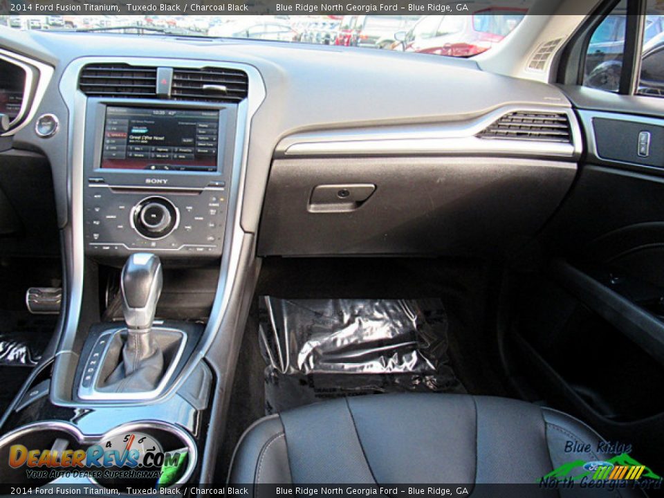 2014 Ford Fusion Titanium Tuxedo Black / Charcoal Black Photo #16