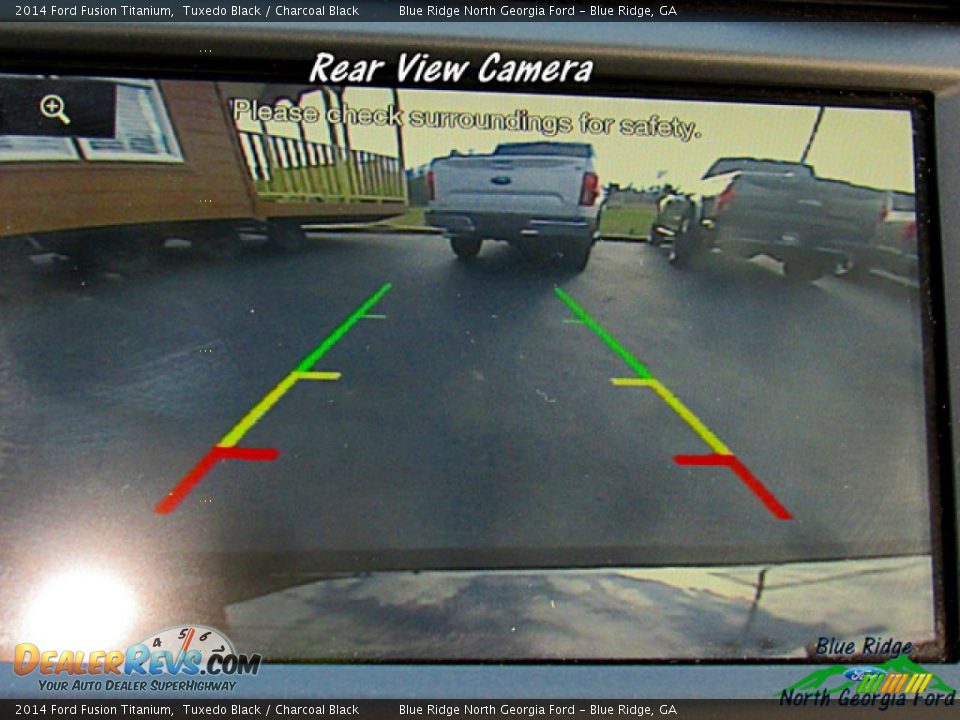 2014 Ford Fusion Titanium Tuxedo Black / Charcoal Black Photo #20