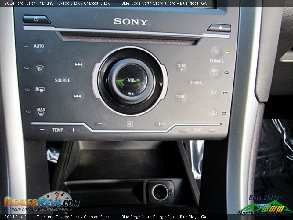 2014 Ford Fusion Titanium Tuxedo Black / Charcoal Black Photo #21