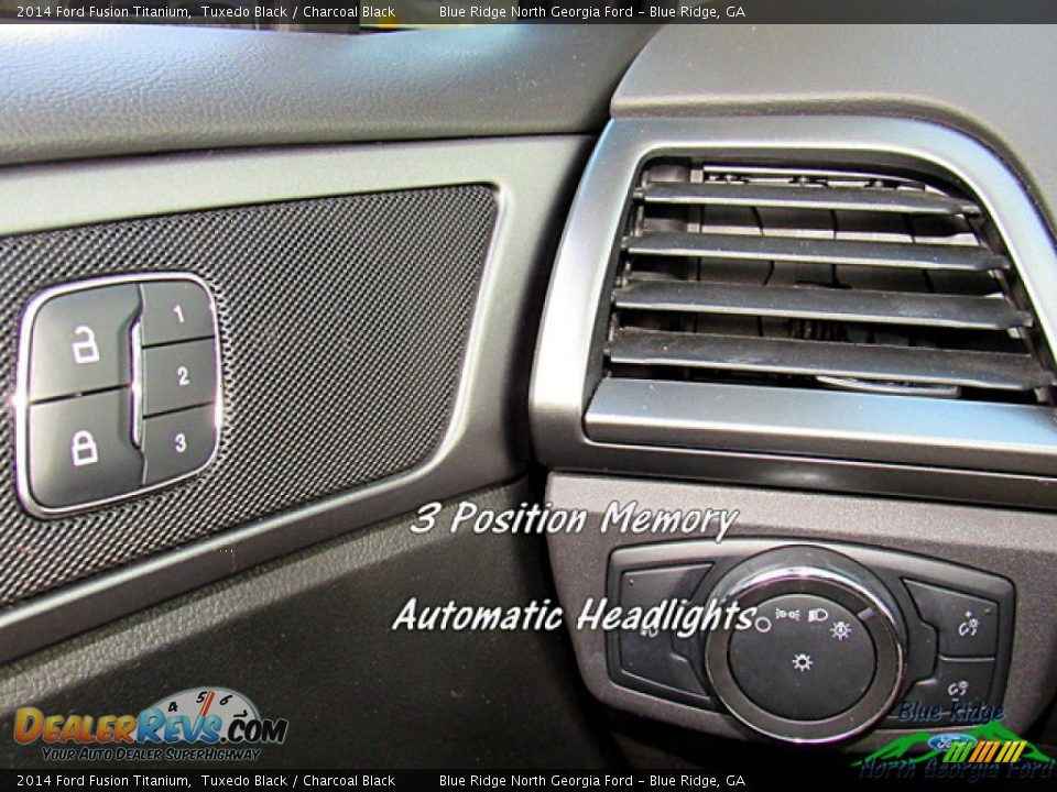 2014 Ford Fusion Titanium Tuxedo Black / Charcoal Black Photo #22