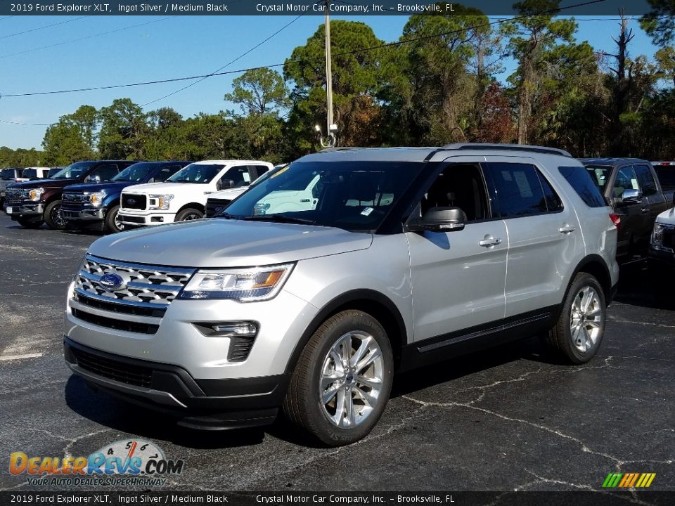2019 Ford Explorer XLT Ingot Silver / Medium Black Photo #1