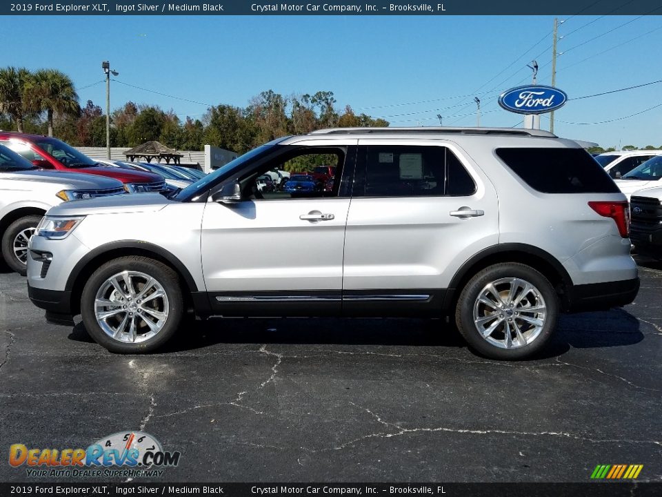 2019 Ford Explorer XLT Ingot Silver / Medium Black Photo #2