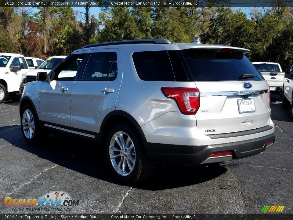 2019 Ford Explorer XLT Ingot Silver / Medium Black Photo #3