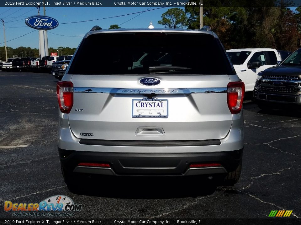 2019 Ford Explorer XLT Ingot Silver / Medium Black Photo #4