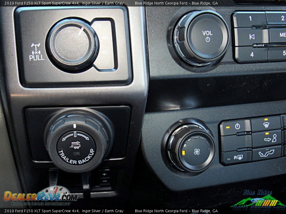 2019 Ford F150 XLT Sport SuperCrew 4x4 Ingot Silver / Earth Gray Photo #17