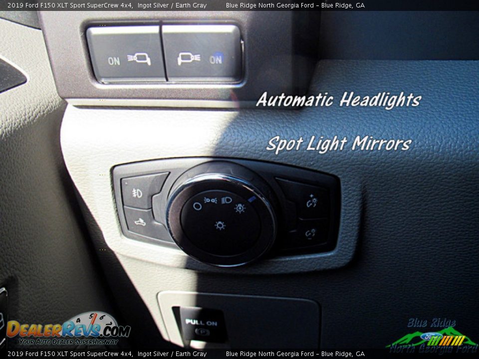 2019 Ford F150 XLT Sport SuperCrew 4x4 Ingot Silver / Earth Gray Photo #18