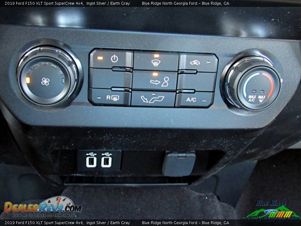 2019 Ford F150 XLT Sport SuperCrew 4x4 Ingot Silver / Earth Gray Photo #19