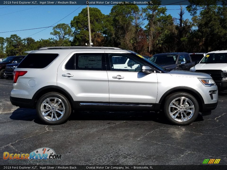 2019 Ford Explorer XLT Ingot Silver / Medium Black Photo #6