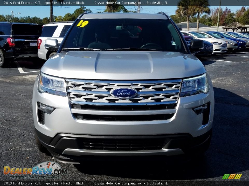 2019 Ford Explorer XLT Ingot Silver / Medium Black Photo #8