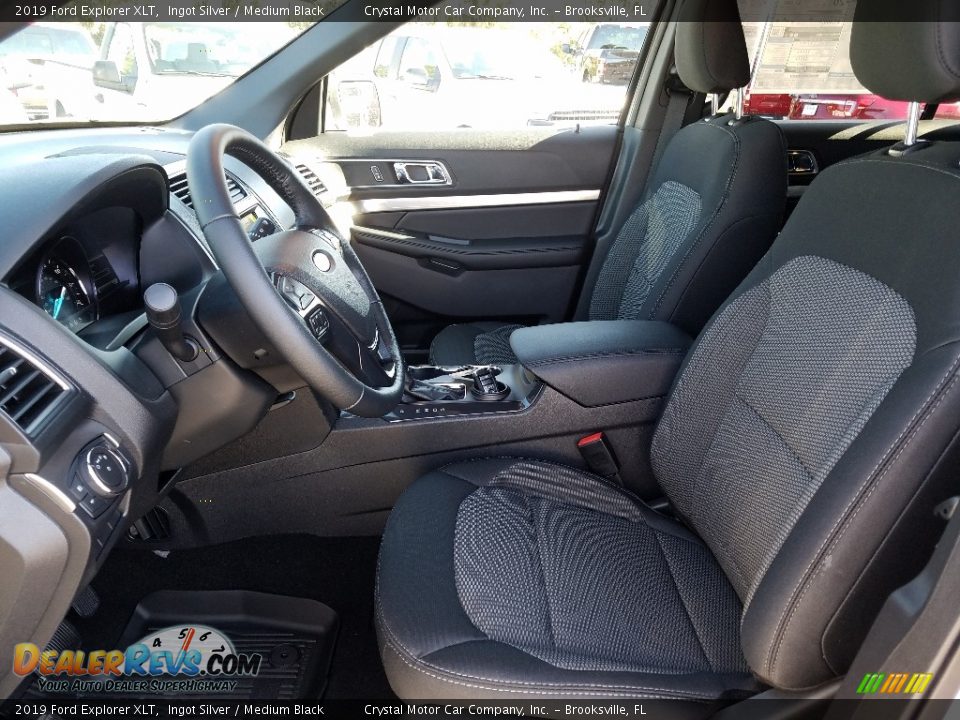 2019 Ford Explorer XLT Ingot Silver / Medium Black Photo #9