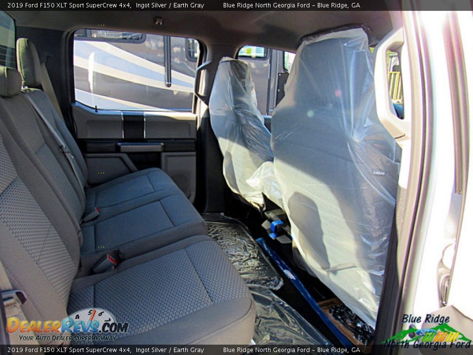 2019 Ford F150 XLT Sport SuperCrew 4x4 Ingot Silver / Earth Gray Photo #29