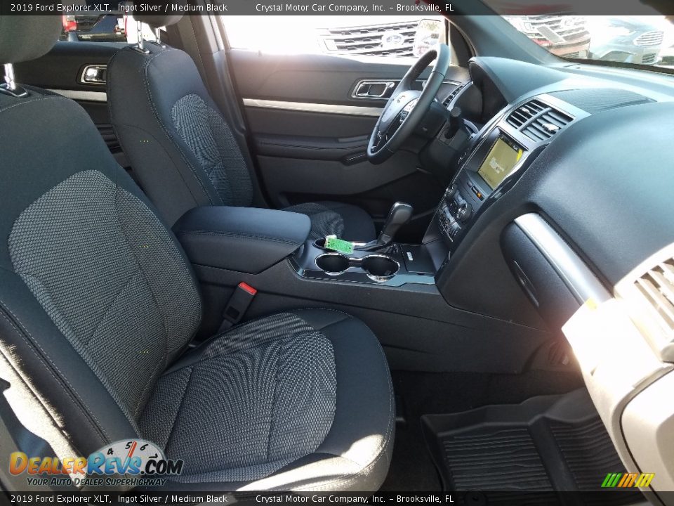 2019 Ford Explorer XLT Ingot Silver / Medium Black Photo #13